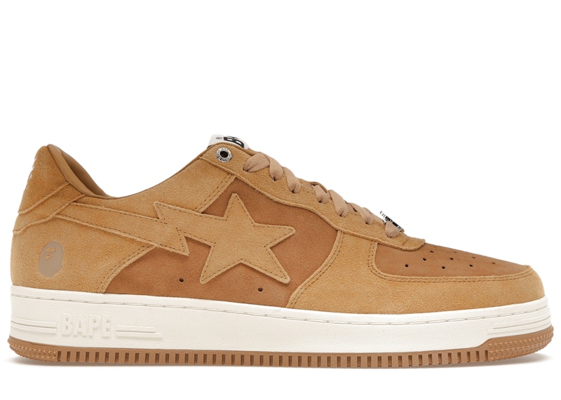 A Bathing Ape Bape Sta Beige Suede Men's - 1H70-191-004 - US