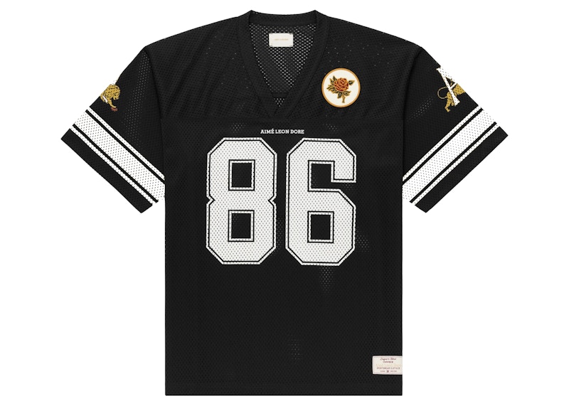Aime Leon Dore Team Football Jersey Black Men's - FW22 - GB