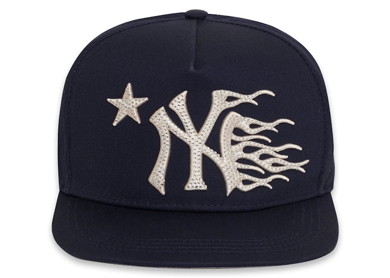 Hellstar NY Snapback Hat Navy Men's - FW24 - US