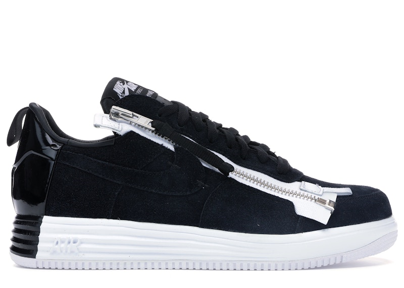 Nike Lunar Force 1 Low Acronym Black White Men's - 698699-001 - US