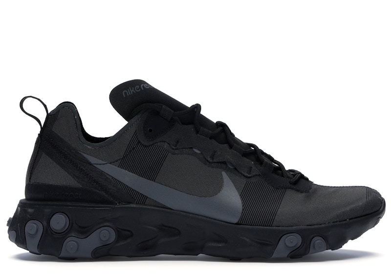 Nike React Element 55 Triple Black Men's - BQ6166-008 - US