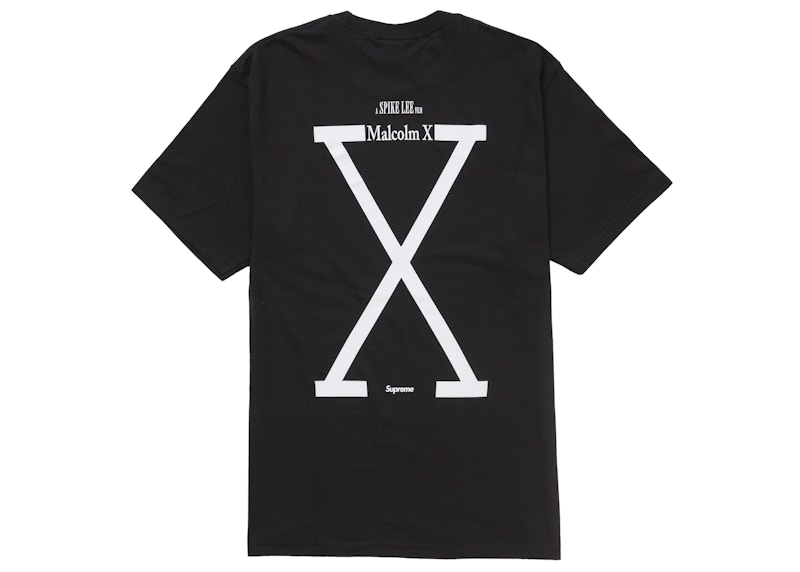 Supreme 40 Acres Malcolm X Tee Black Men's - SS25 - US