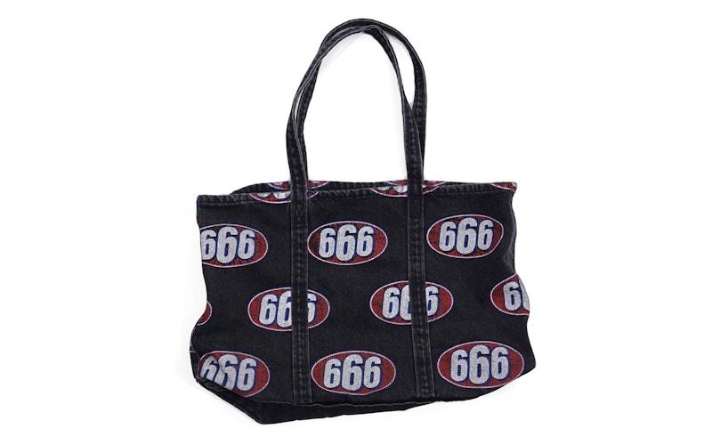 Supreme 666 Denim Tote Black - SS17 - US