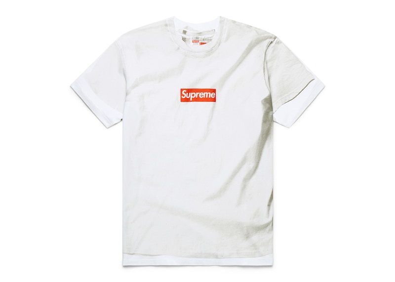 Supreme MM6 Maison Margiela Box Logo Tee White Men's - SS24 - US