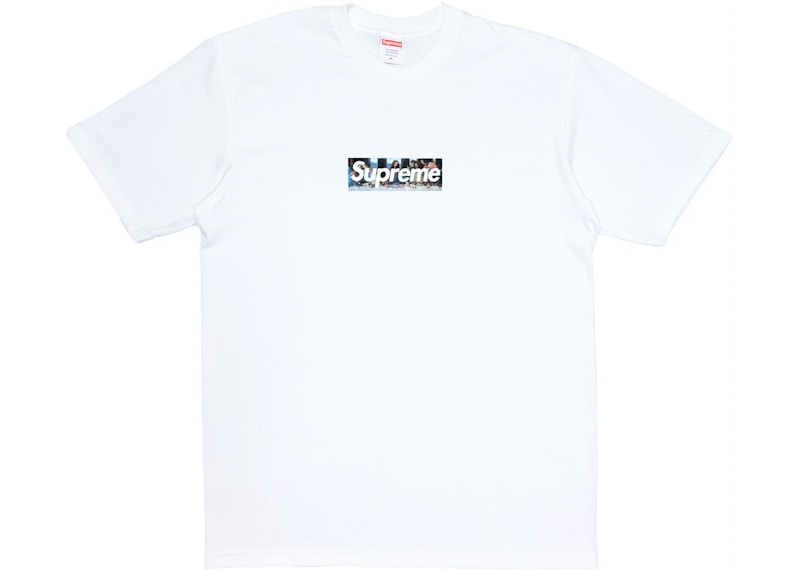 Supreme Milan Box Logo Tee White Men's - SS21 - GB