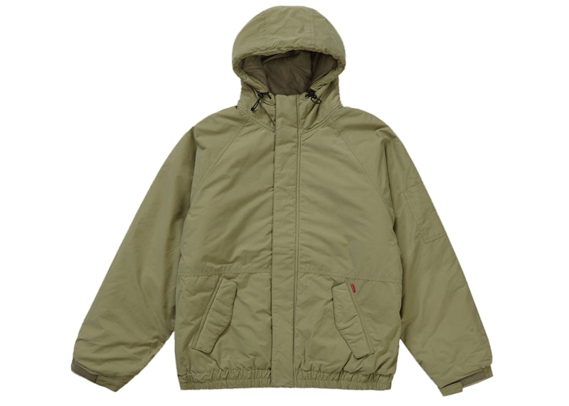 Supreme Needlepoint Hooded Jacket Olive メンズ - FW23 - JP