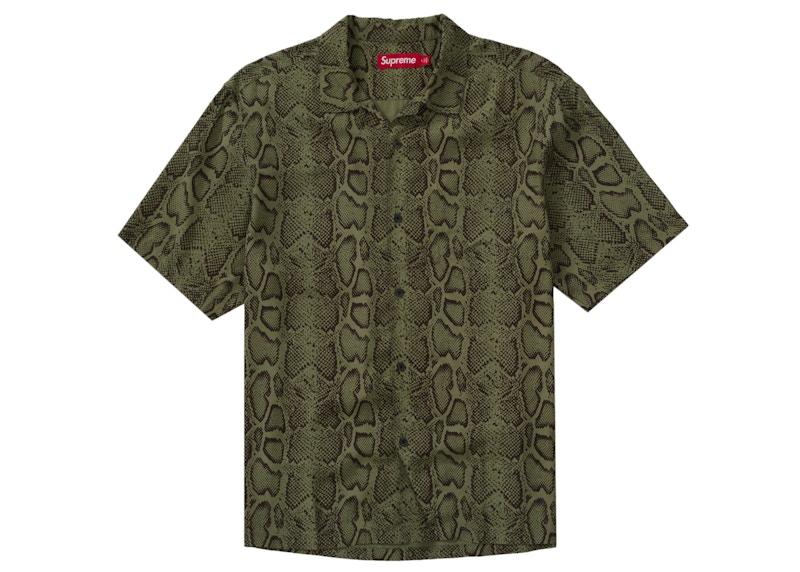 Supreme Snake S/S Shirt Olive メンズ - SS24 - JP