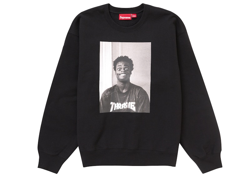 Supreme Thrasher Crewneck Black Men's - FW24 - US