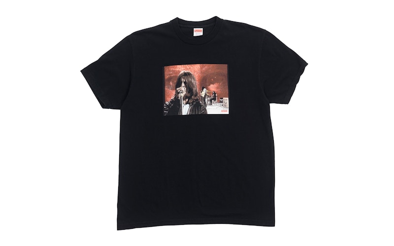 Supreme Black Sabbath Paranoid Tee Black Men's - SS16 - GB