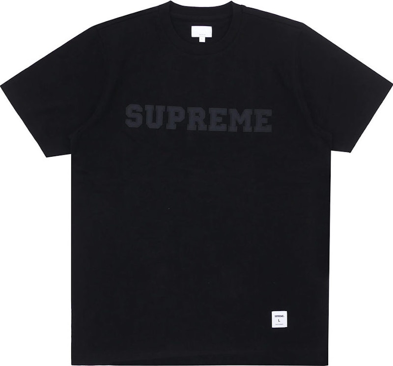 Supreme Collegiate Tee Black Men's - SS17 - US