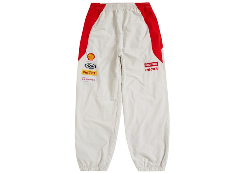 Supreme Ducati Track Pant Light Grey Men's - SS24 - US