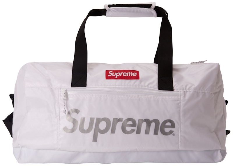 Supreme Duffle Bag White - FW17 - US