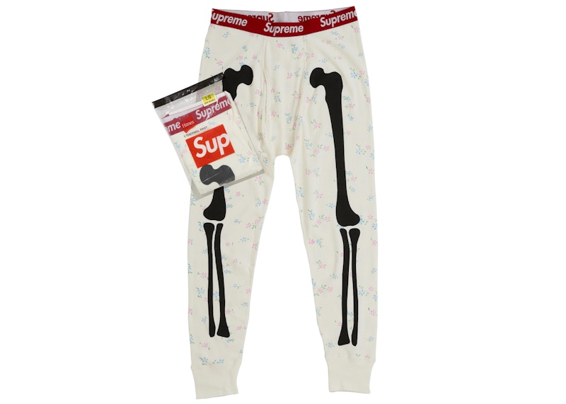 Supreme シュプリーム Hanes ヘインズ サーマル floral Supreme Hanes