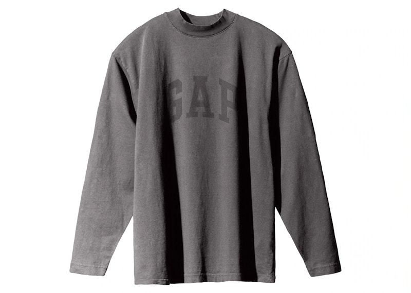 Yeezy Gap Dove Longsleeve Tee Dark Grey Men's - SS22 - US