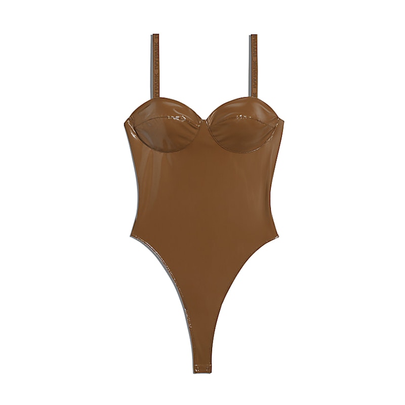 adidas Ivy Park Latex Bodysuit Wild Brown - SS21 - US