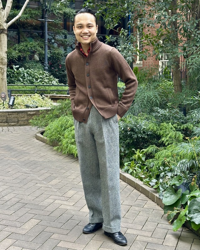 あったか応援フェア】スタンドカラーカーディガン | 読む、鎌倉シャツ