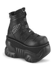 BOXER-01 Lace-up Platform Sneaker Shoes by Demonia