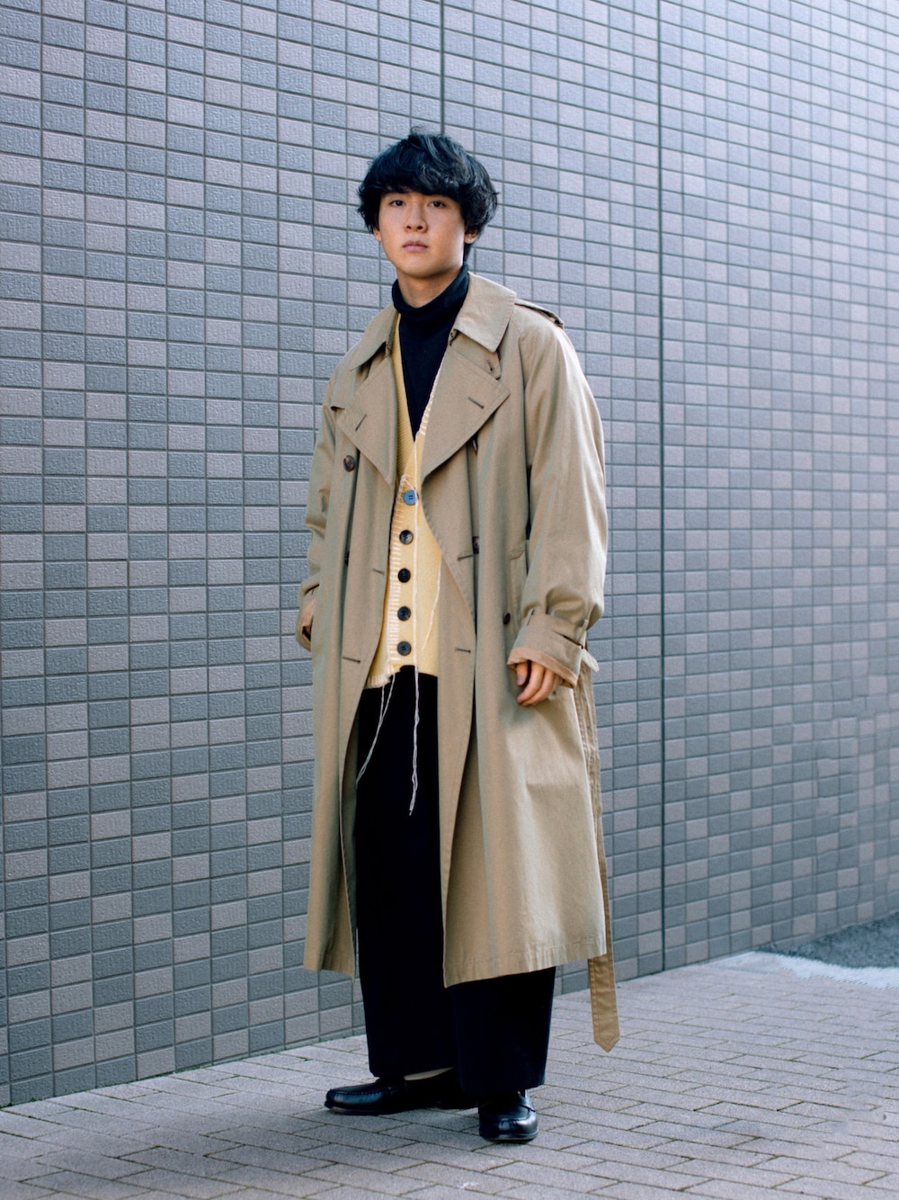 ◇AURALEE(オーラリー) FINX CHAMBRAY BIG TRENCH COATフィンクス