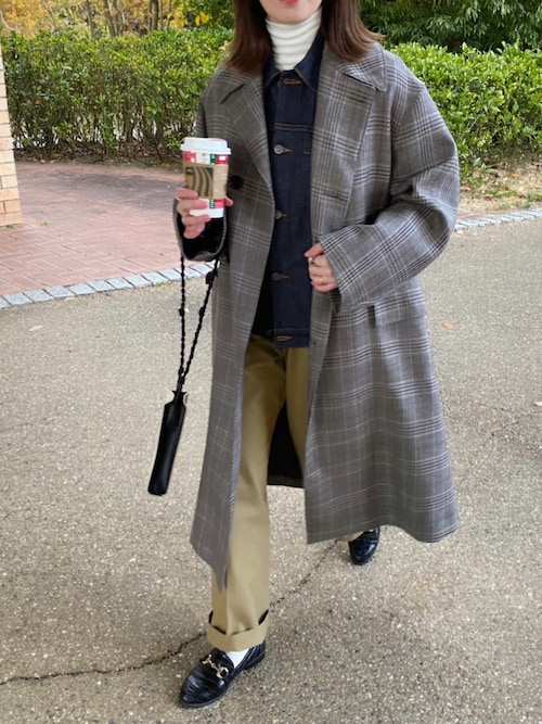 AURALEE（オーラリー）の「AURALEE / ダブルフェイス チェックコート