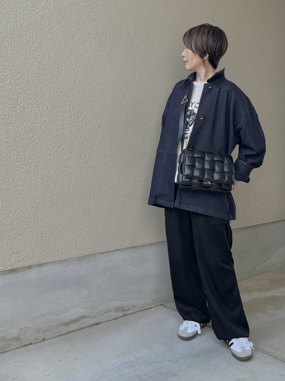 CLANE/クラネ】DENIM OVER JACKET/デニムオーバージャケットを使った