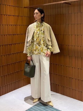 BALLSEY（ボールジィ）の「コットンカットワークレース パフスリーブ