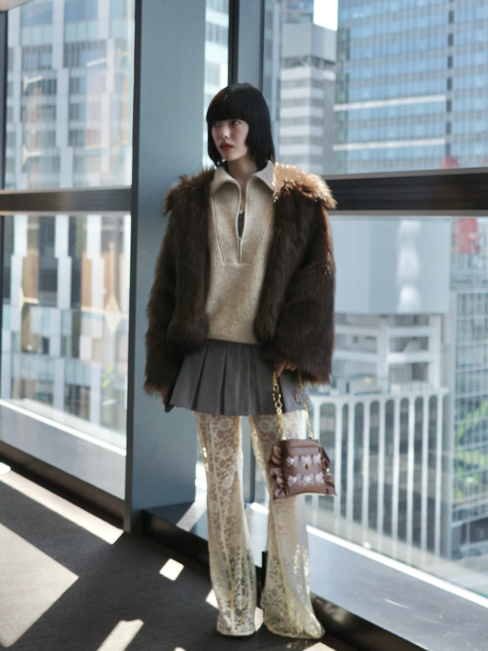 leinwande（ラインヴァンド）の「Vegan Fur Jacket（その他アウター