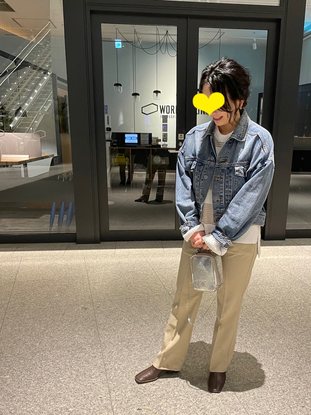 NOIR DE POUPEE（ノワールドプーペ）の「K10 シンプル クロスライン