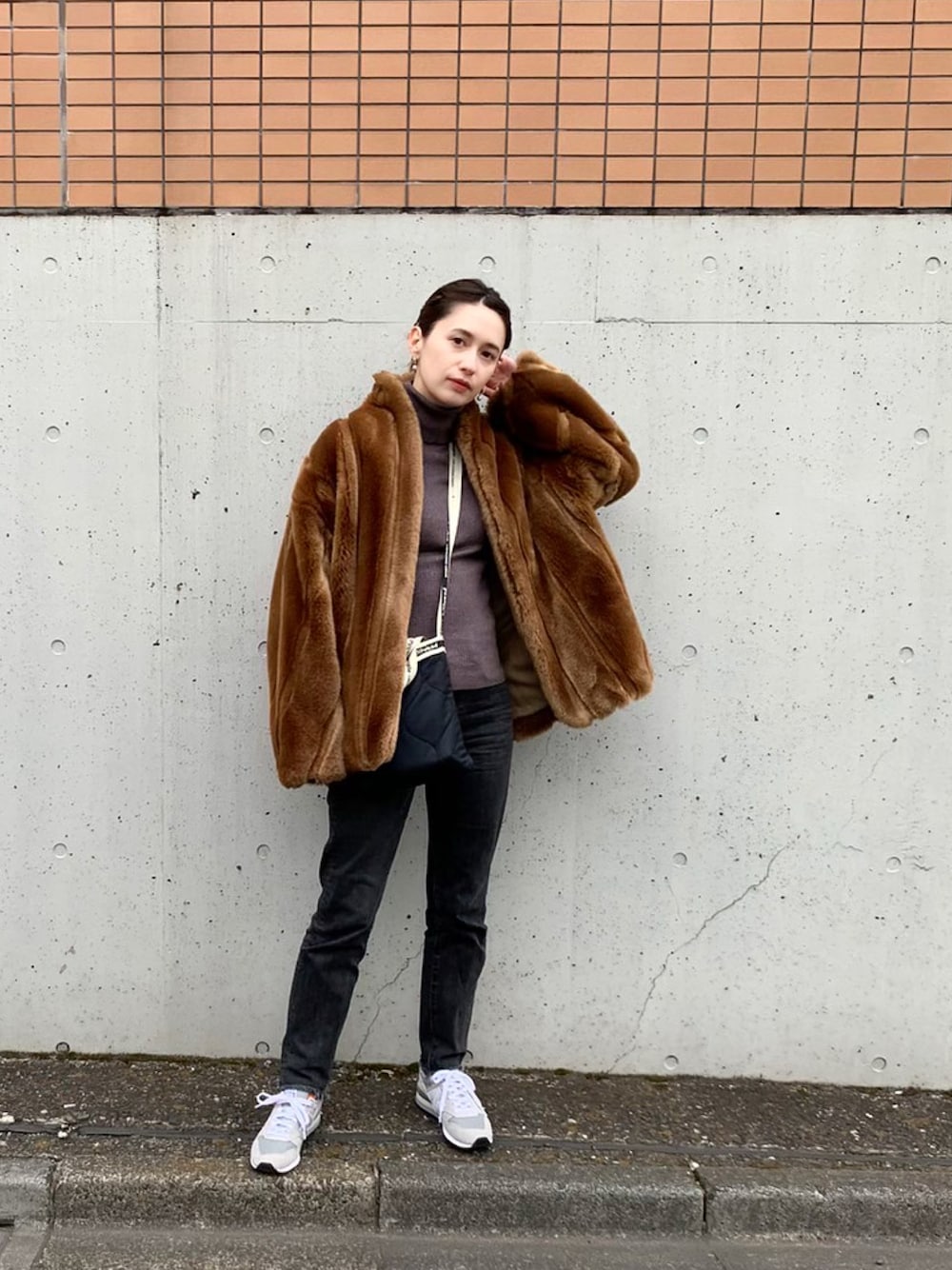 6（ロク）の「＜6(ROKU)＞FAKE MINK FUR COAT/ｺｰﾄ ◇（その他アウター
