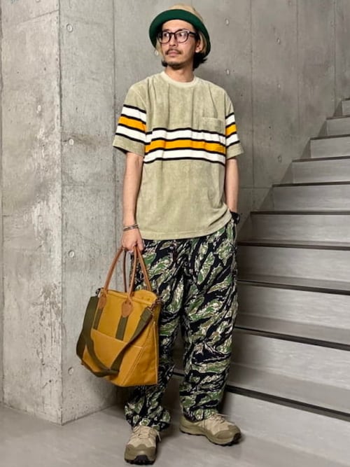 L.L.Bean / 別注 Deep Bottom Leather Handle Zip Tote M（トート