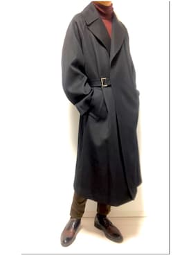 LITHIUM HOMMEのトレンチコートを使った人気ファッション