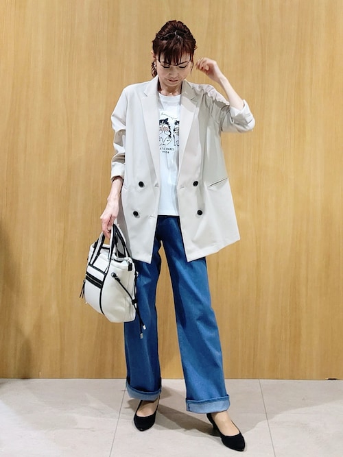 meeny miny】〈CAT&BAKES 9456〉コラボ 'Kossori ajimi' embroideryT