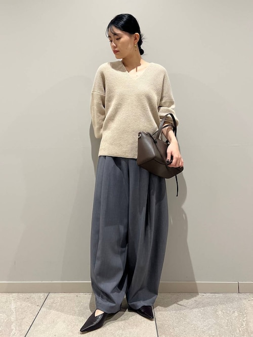 セール】Curensology(カレンソロジー)/ウールカシミヤUネックニット