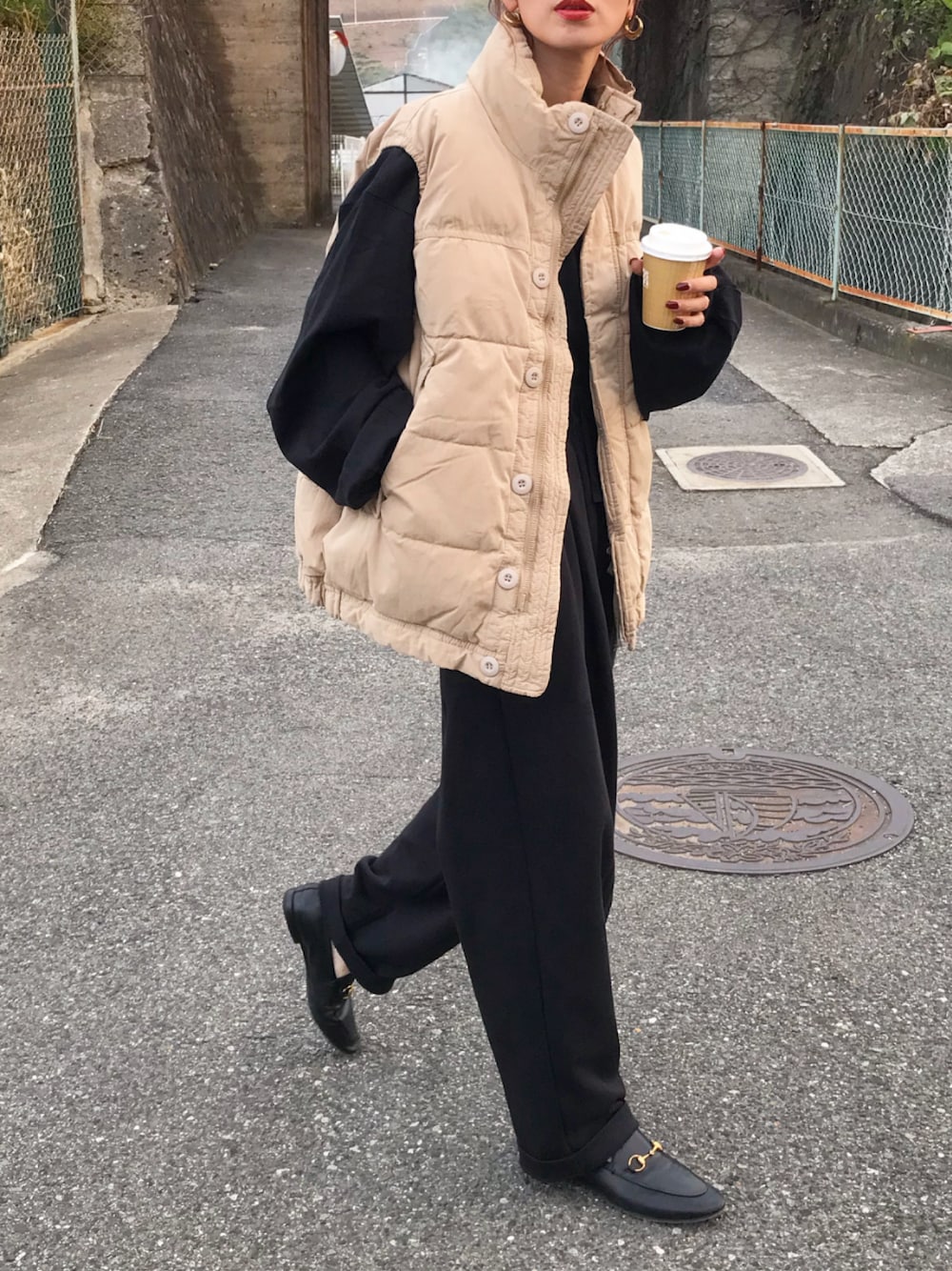 Kumika☆｜kleeのダウンベストを使ったコーディネート - WEAR