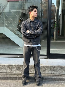 リーバイス STAFF MEN｜Levi'sのデニムパンツを使ったコーディネート