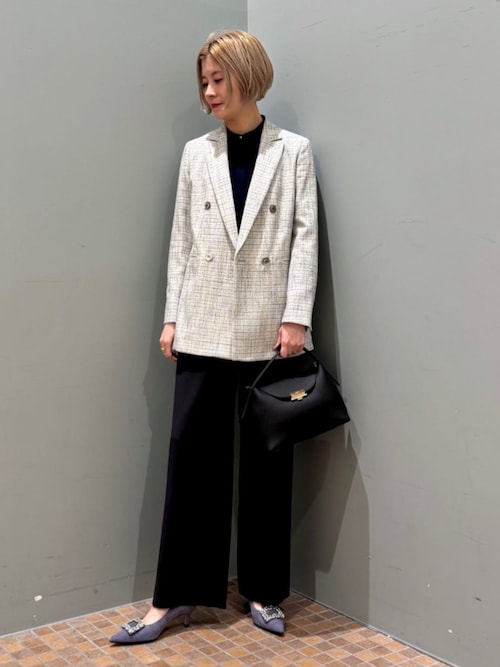 Ballsey（ボールジィ） ブラウス シャツ クリアデシン メタルボタン