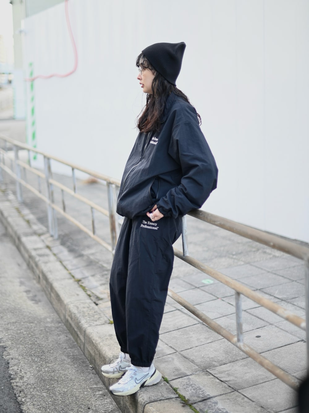 MARIKO｜ENNOYのナイロンジャケットを使ったコーディネート - WEAR