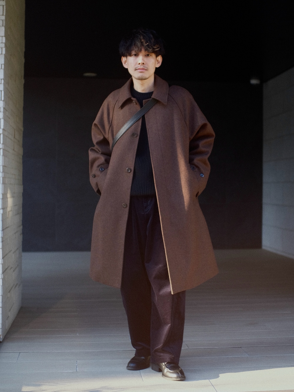 Steven Alan＞ TOP WR MLTN CMP BALMACAAN COAT-BOLD/コートを使った