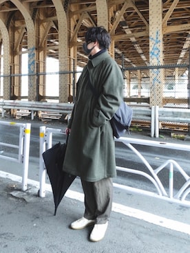 Steven Alan＞ TOP MELTON BALMACAAN COAT/コートを使った人気