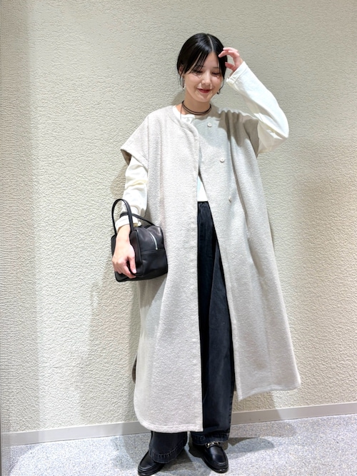 セール】『一部WEB限定カラー』ウールミルドジレワンピース