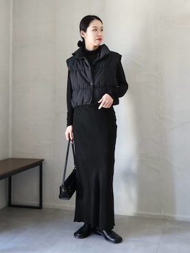 TODAYFULのアイテムを使った「ダウンベスト」の人気ファッション