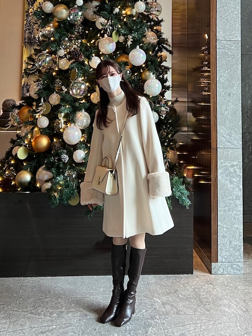 SNIDEL（スナイデル）の「【WEB限定】ビジューブローチAラインコート