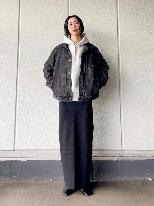 Levi's】TYPE I トラッカージャケット ブラック STONEWASH（デニム