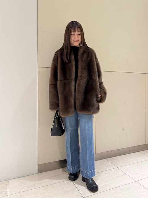 Mila Owen（ミラオーウェン） ノーカラーコート コート マルチ