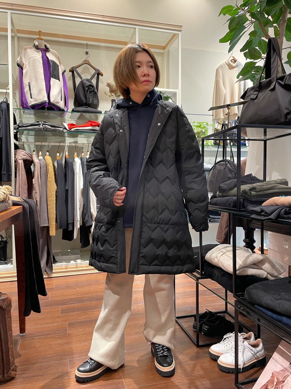 Risley（リズレー）の「Risley(リズレー) ノーカラーロングダウン