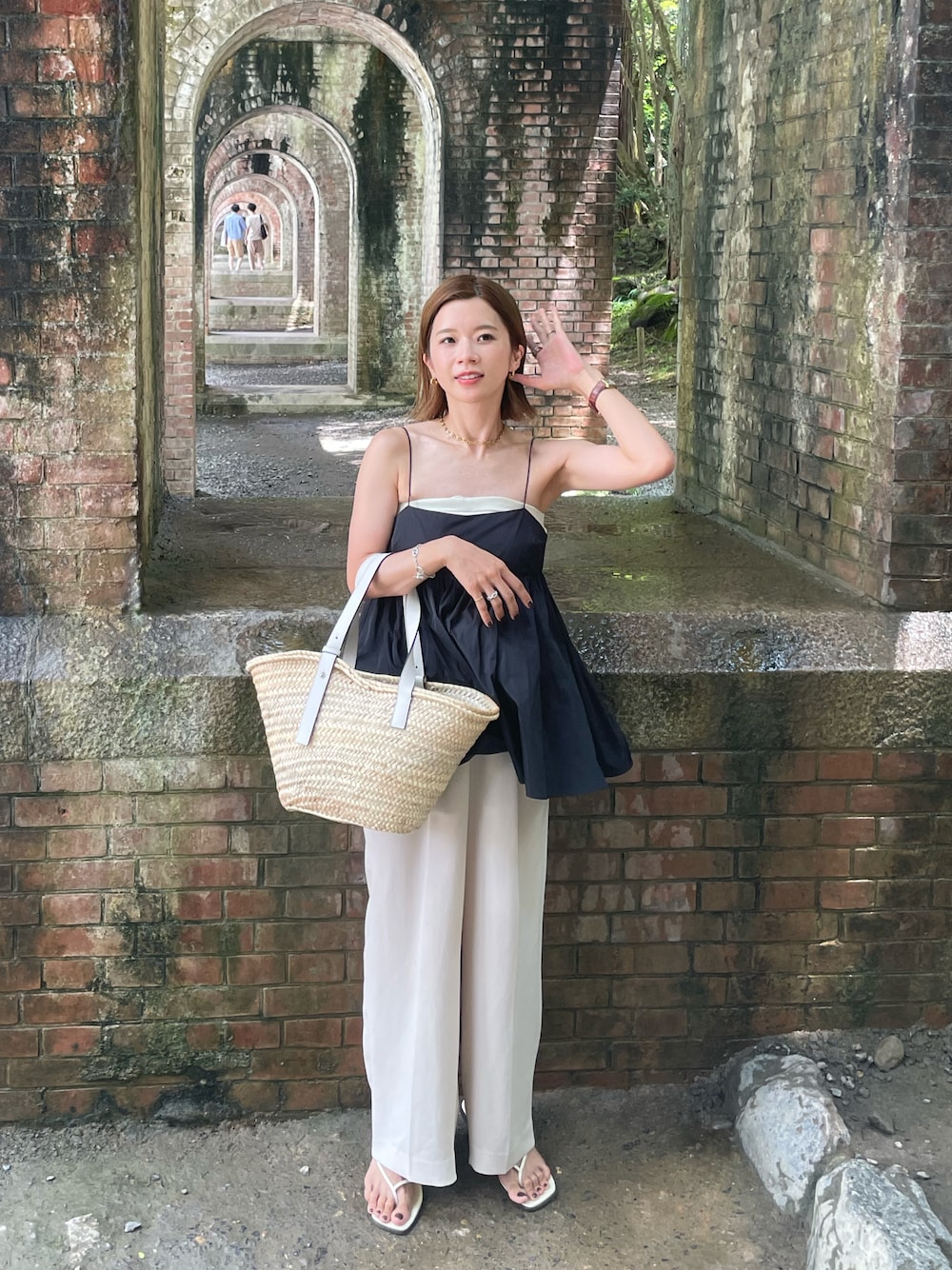 ペプラムドットキャミソールガリャルダガランテ