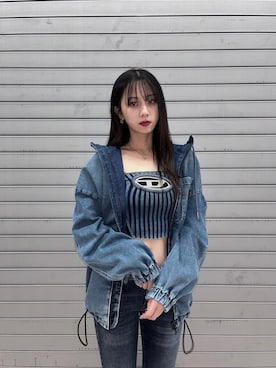DIESELのチューブトップを使った人気ファッションコーディネート - WEAR