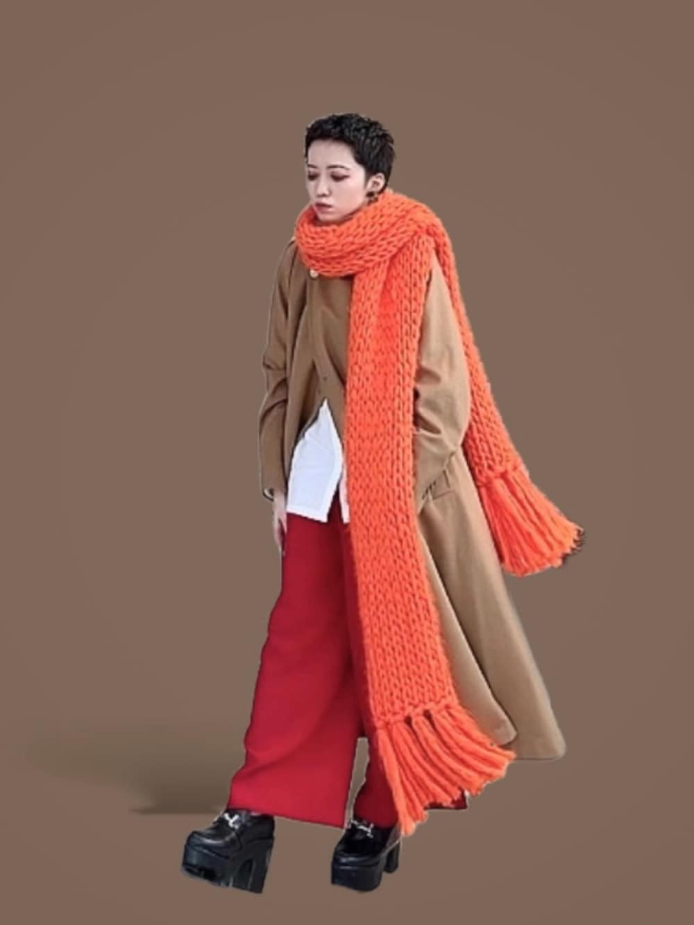 seyto ハンドメイドボリュームチャンキーマフラー seyto（セイト）の