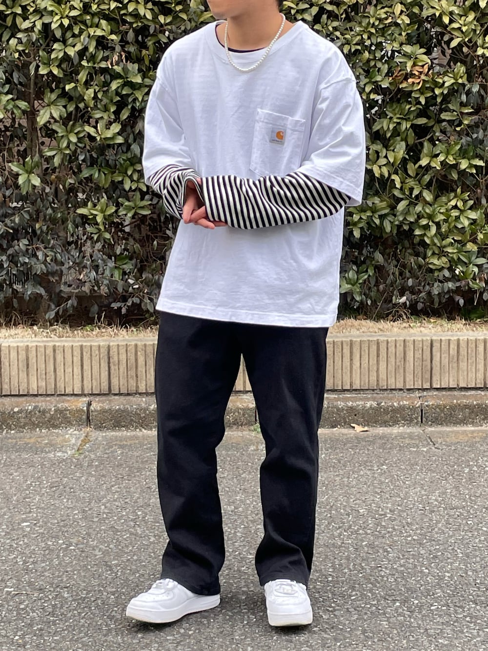 O'n U160｜CarharttのTシャツ/カットソーを使ったコーディネート - WEAR