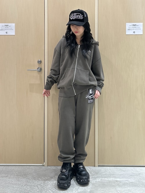 FACE BOX PATCH SWEAT PANTS（スウェットパンツ）｜X-girl（エックス