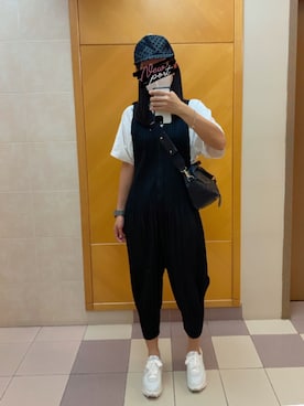 ISSEY MIYAKEのオールインワン・サロペットを使った人気ファッション